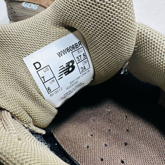 New Balance 606 Brown Hiking Trail Womans Shoes Size 7 WW606BR - Picture 8 of 8